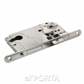 Замок врезной L1885 SN, с ригелем, цвет - никель